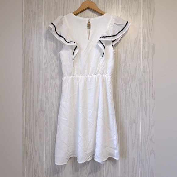 Banana Republic Embroidered Gauze Fit and Flare Dress Size Small NWOT - Picture 5 of 6